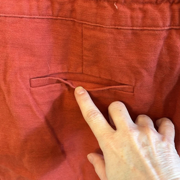 Who What Wear Women’s 16 Tandoori Spice Red Pants New with Tags High Waist - Picture 8 of 8